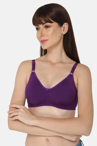 Intimacy Non-Padded Non-Wired High Coverage T-Shirt Bra - Magic Purple — thumbnail 3
